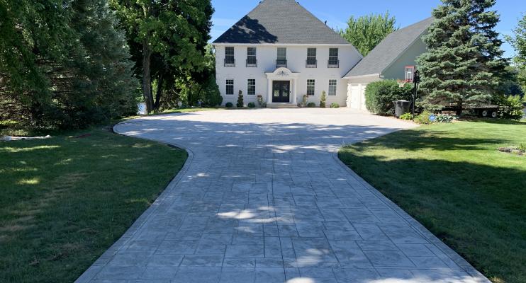 Stamped Driveway