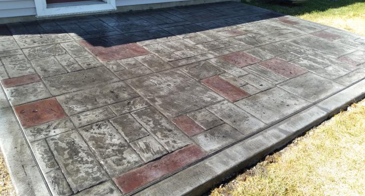 Hover Project Stamped Concrete Patio In Maple Grove MN