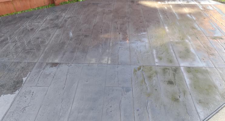Ippolito Project Stamped concrete wood plank