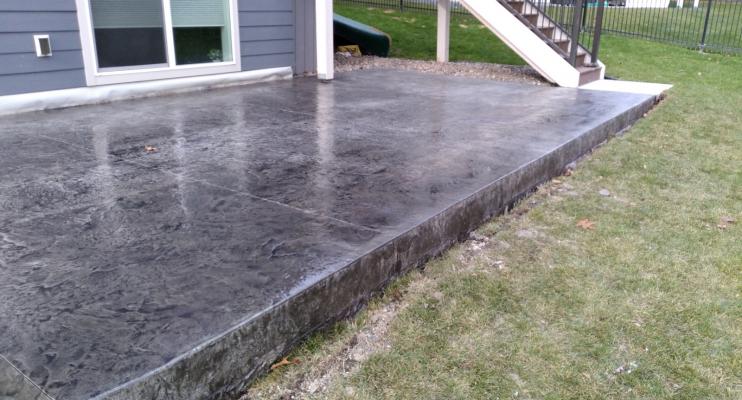 Appel Project Stamped Concrete Patio