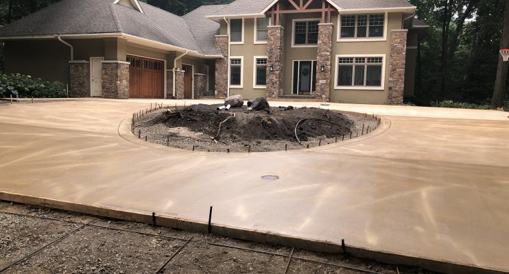 MH3Casey Project Stamped Concrete Driveway